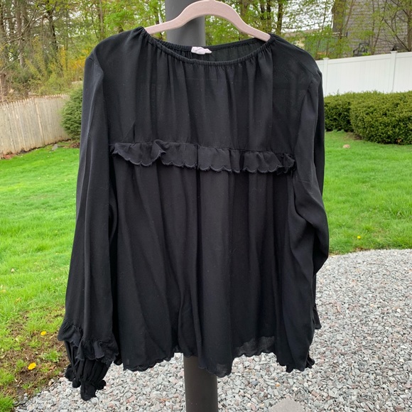 Gap - Cotton Blouse - XXL - Black - Picture 1 of 5